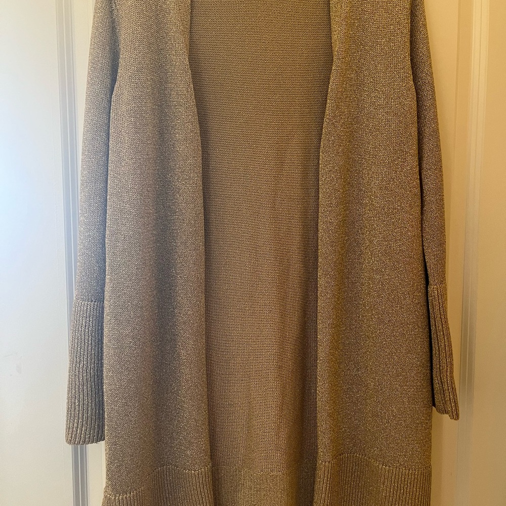 Gold Calvin Klein Cardigan
Small but runs big